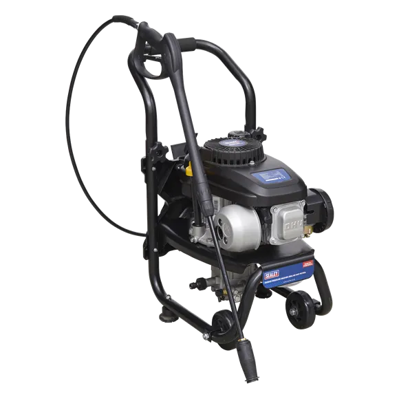 Idropulitrice 130 bar con motore a scoppio 2,4 hp. 