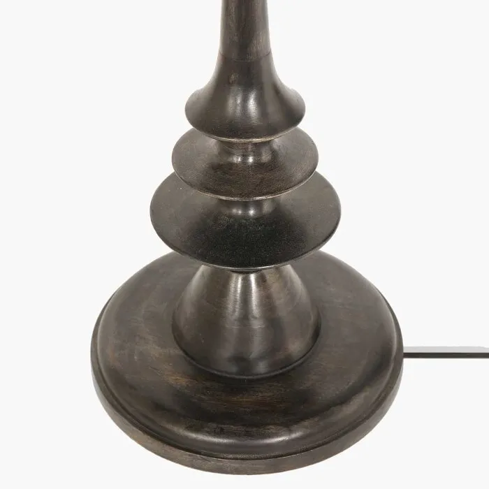 Illuminazione Steinhauer Bois Lampada da terra Nero, 1-Luce