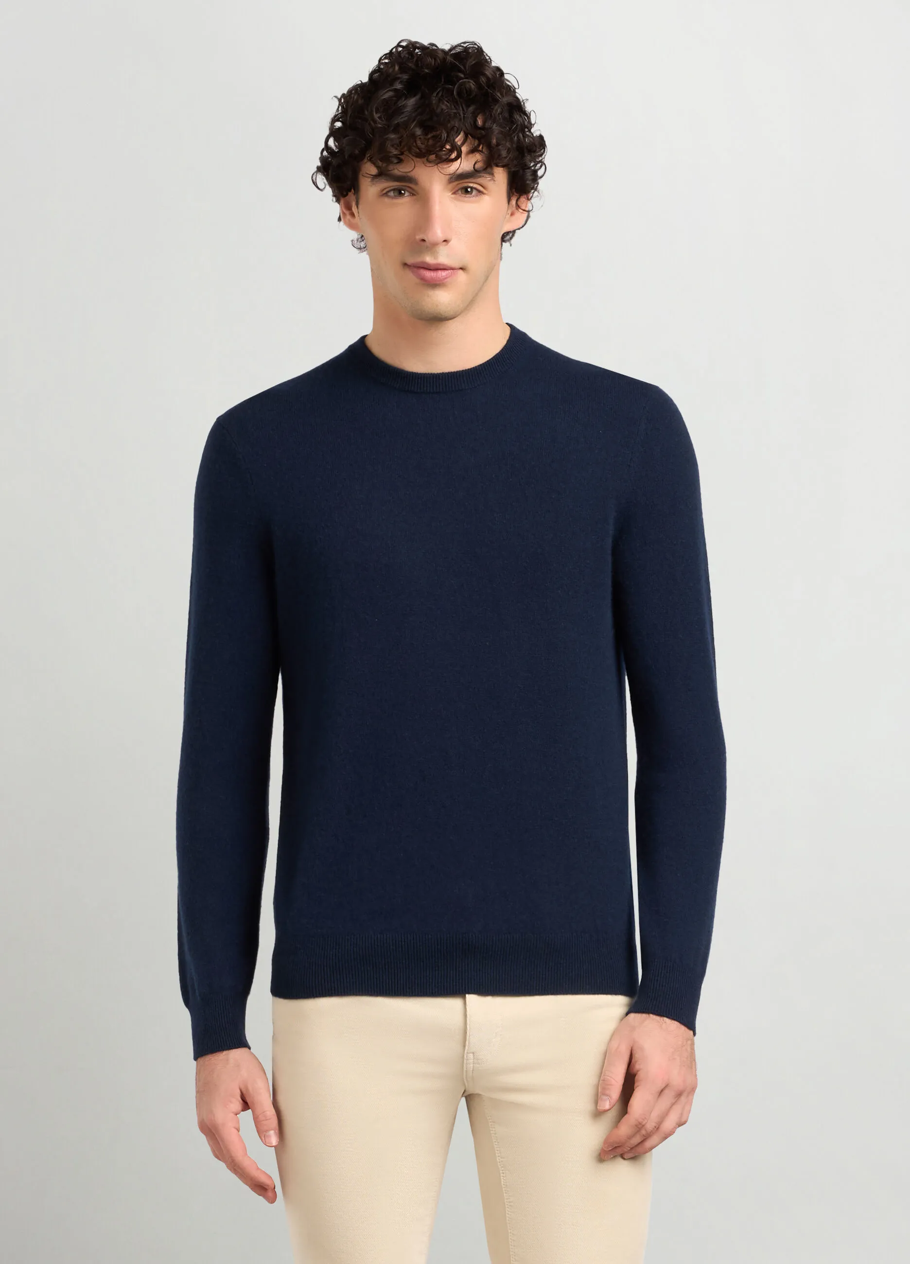 J. HART & BROS  Maglione girocollo in cashmere uomo