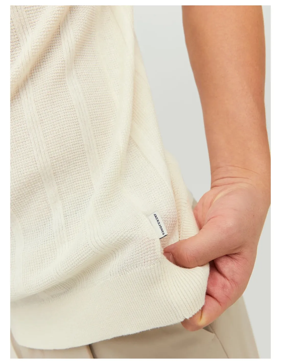 JACK & JONES PULLOVER UOMO JPRBLUDEAN KNIT POLO SS