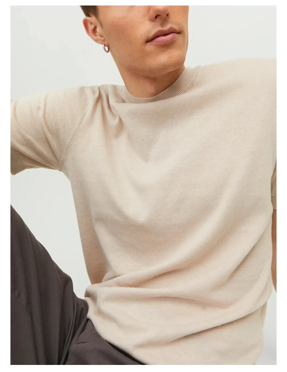 JACK & JONES PULLOVER UOMO JPRMARCO KNIT CREW NECK