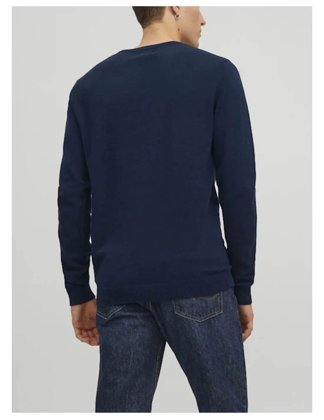 JACK & JONES PULLOVER UOMO,JJEBASIC KNIT CREW NECK