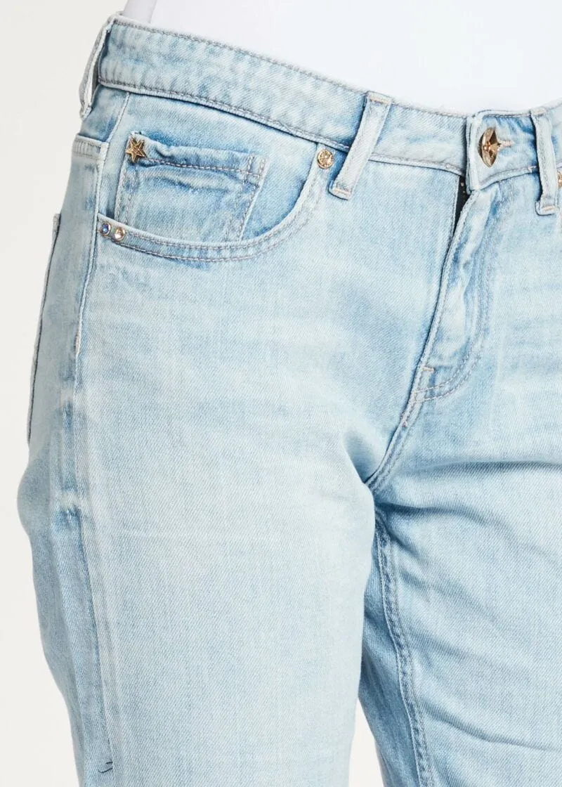 Jeans girlfriend indaco chiaro