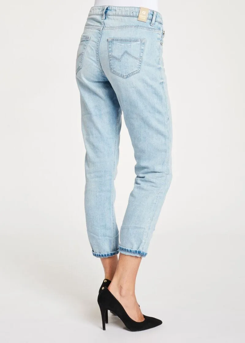 Jeans girlfriend indaco chiaro