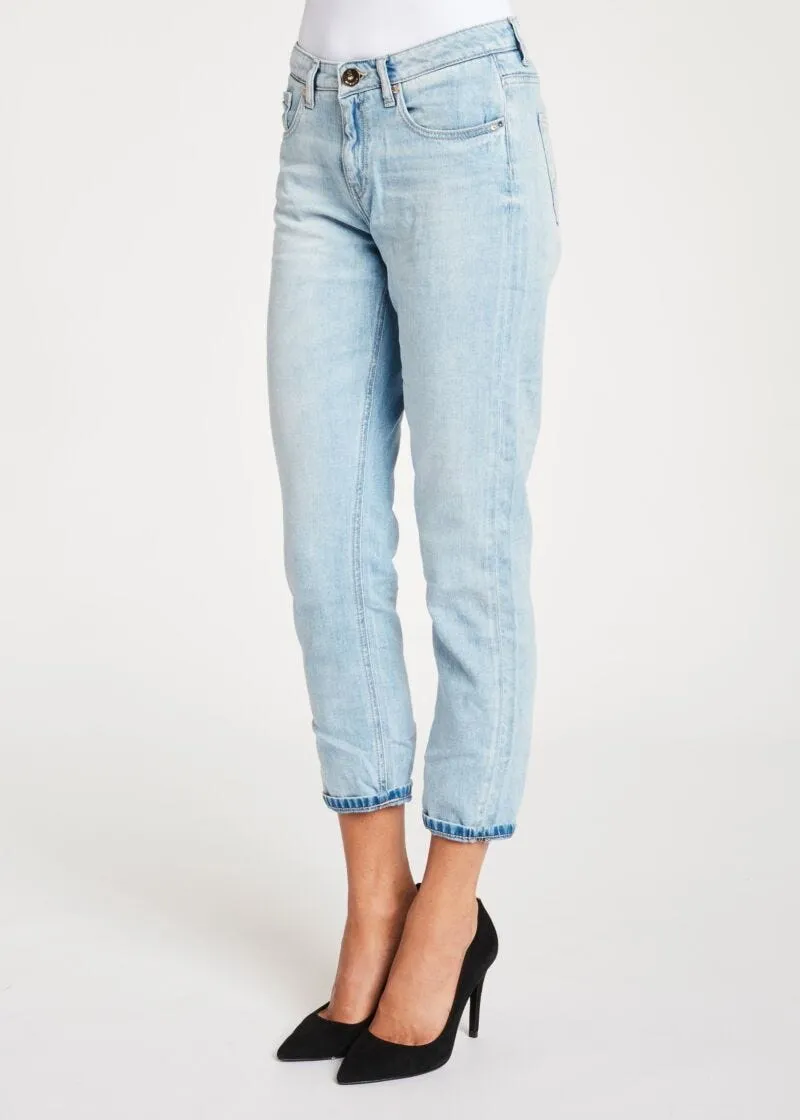 Jeans girlfriend indaco chiaro