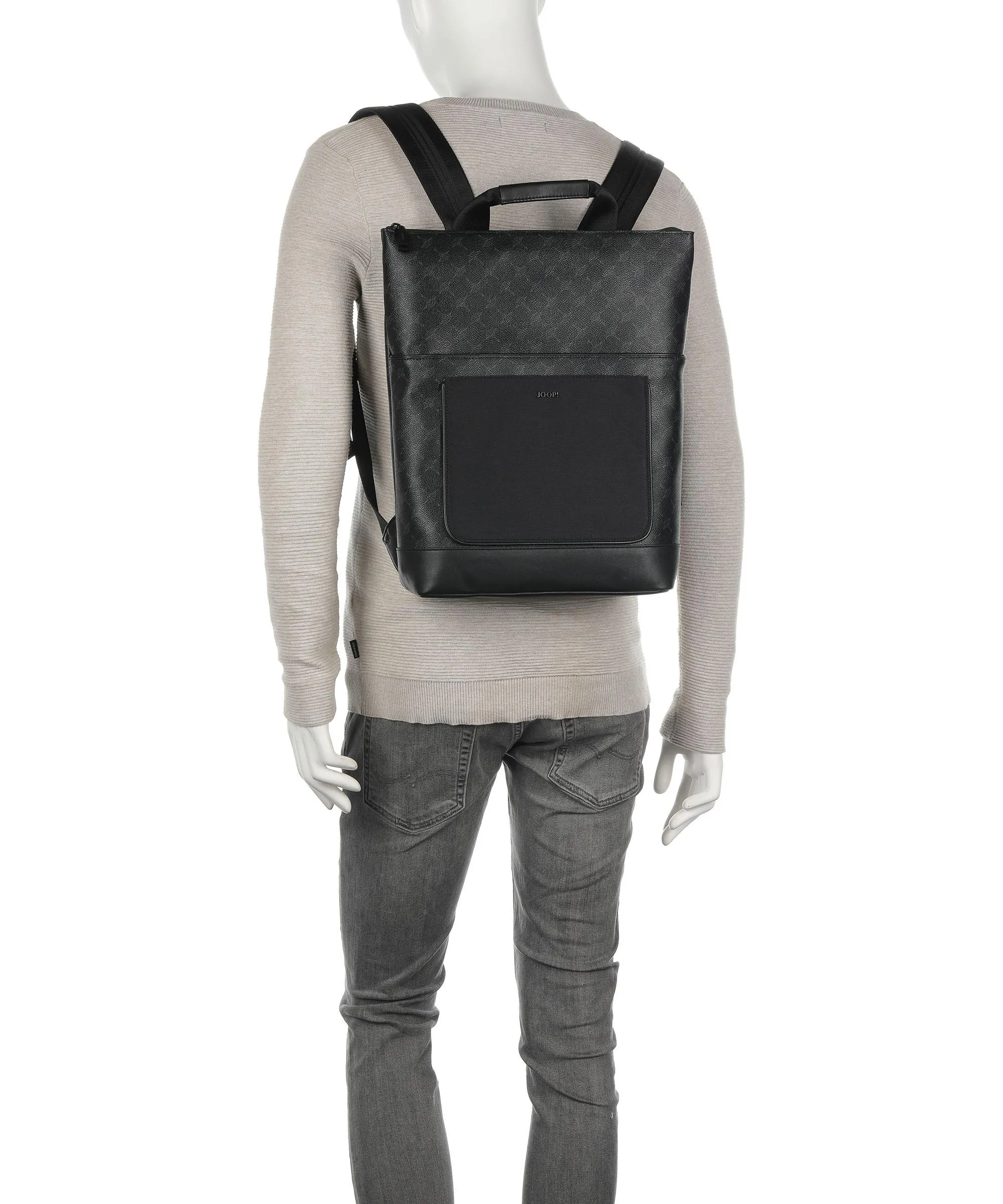  JOOP! Numana Falk Zaino 14″ pelle sintetica nero  