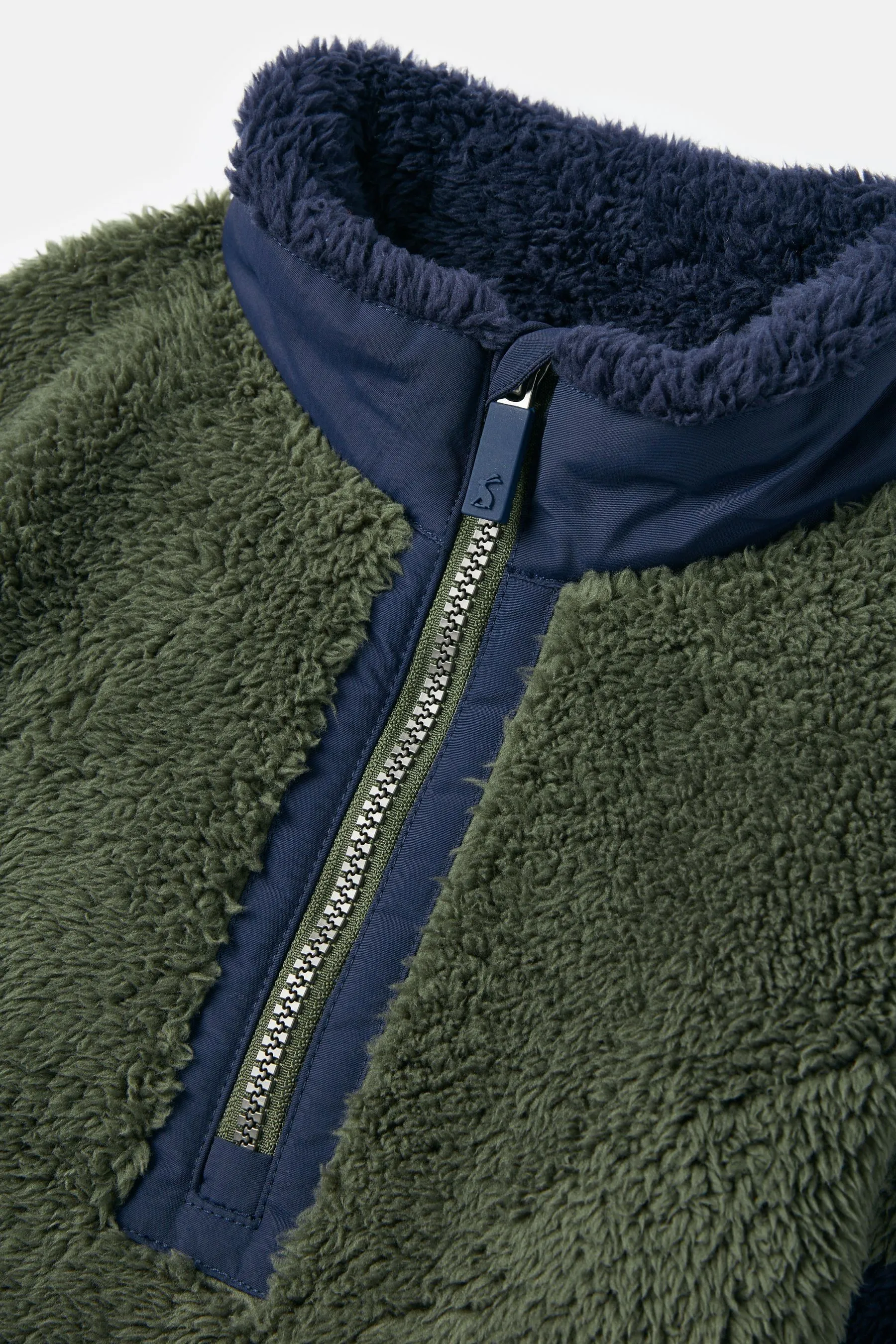 Joules Always - Maglia comoda in pile con mezza zip    