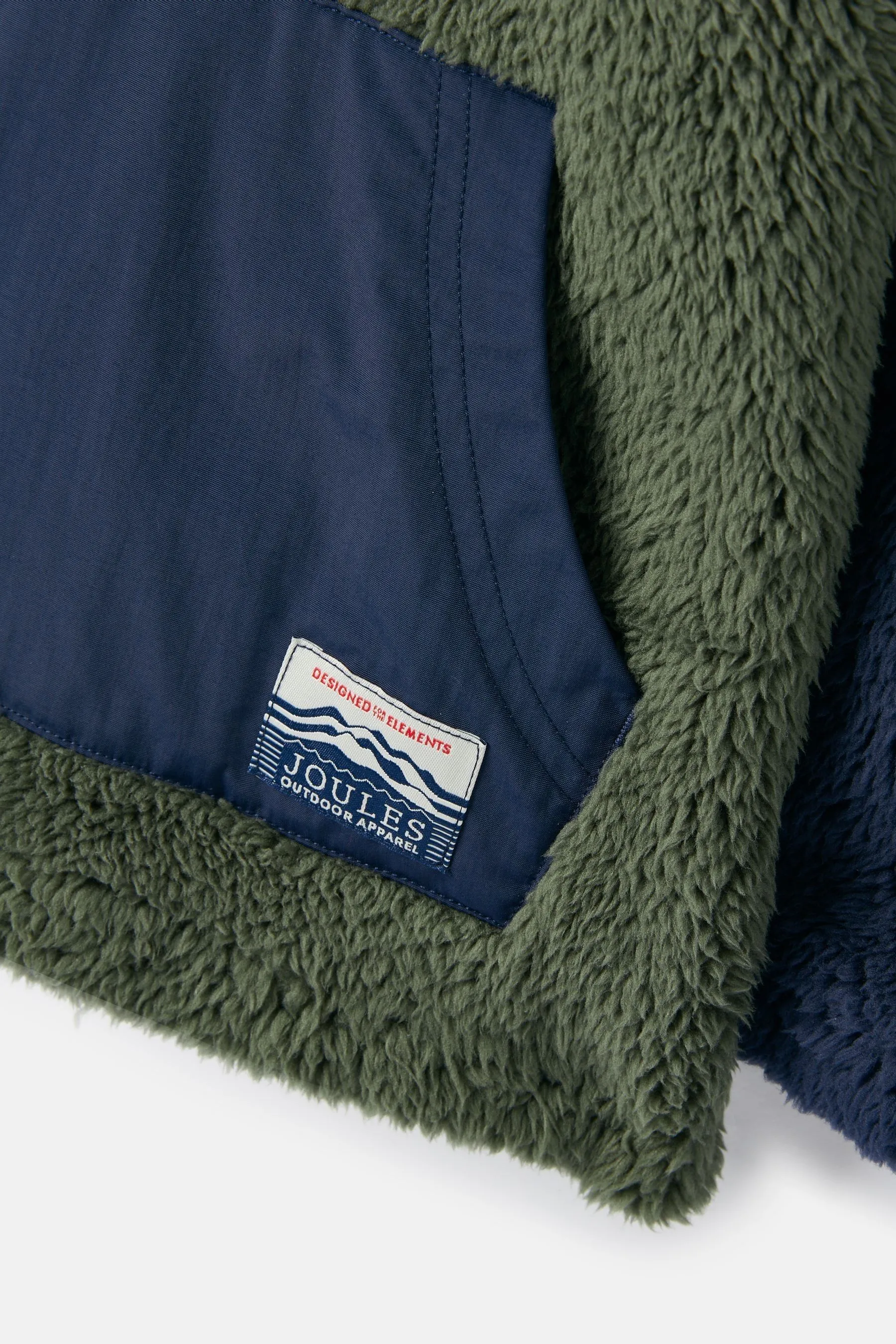 Joules Always - Maglia comoda in pile con mezza zip    