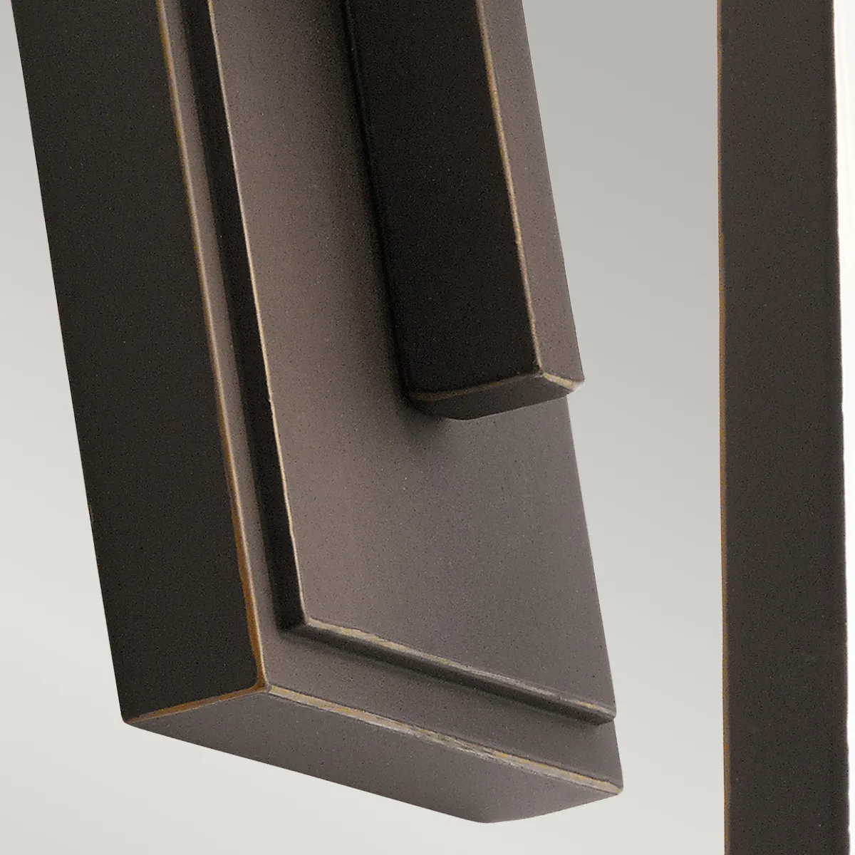 Kichler  Lanterna da parete piccola moderna a 1 luce struttura in alluminio e vetro Delison - 60W