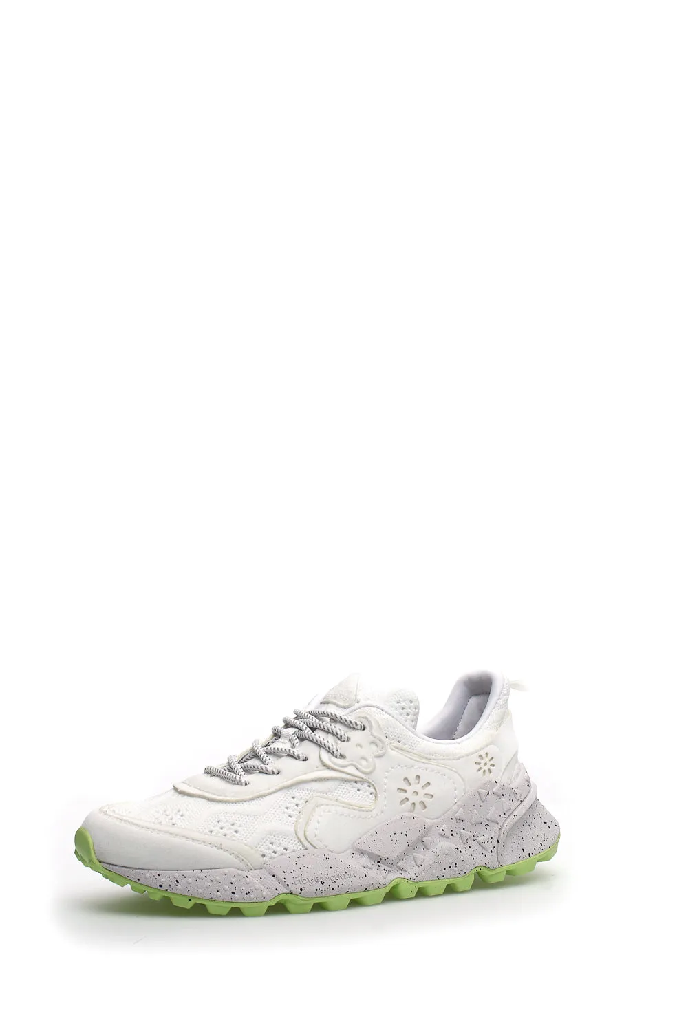 Kotetsu Eco Suede/Eco Nylon Sneaker White