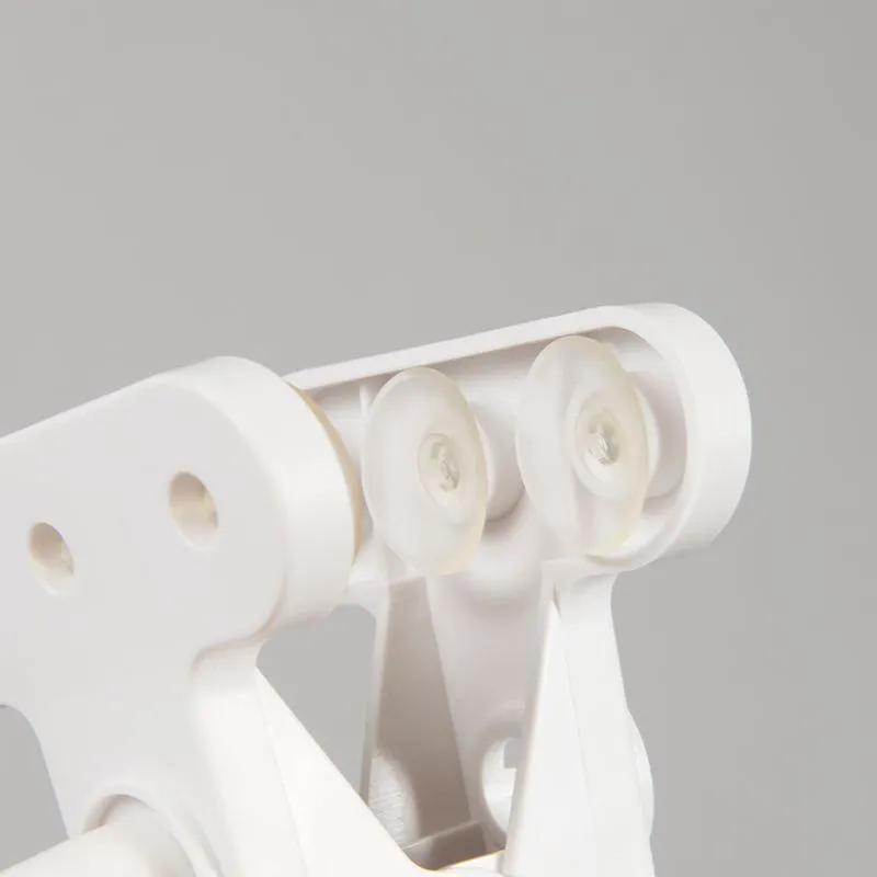 Lampada a morsetto 'Young Flex' moderna blanca/plastica - adatta per LED / interna