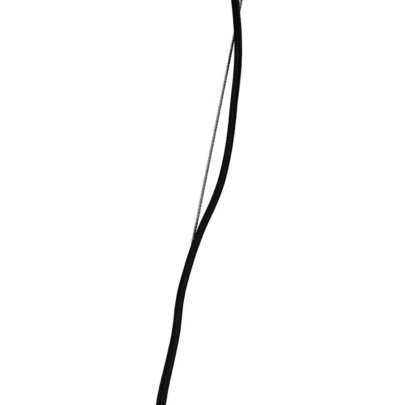 Lampada a sospensione moderna rotonda nera 70 cm - Filo