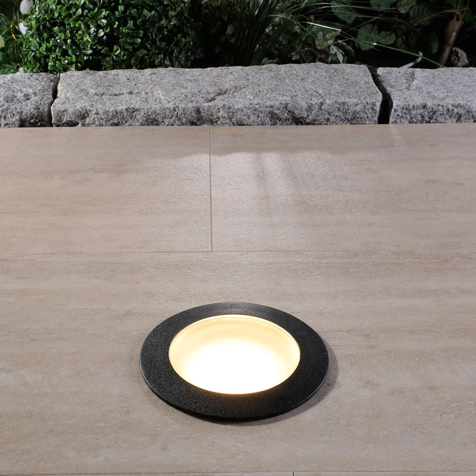 Lampada da interrare Ceci 160 rotonda nero 10W CCT