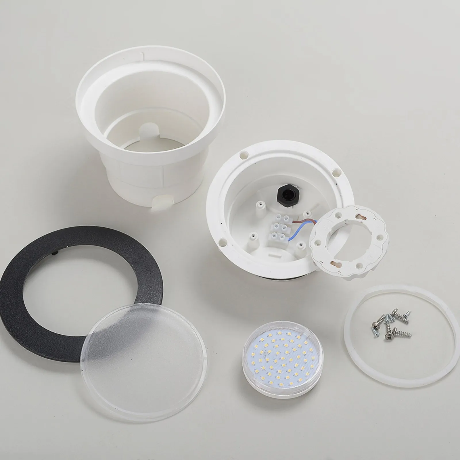 Lampada da interrare Ceci 160 rotonda nero 10W CCT
