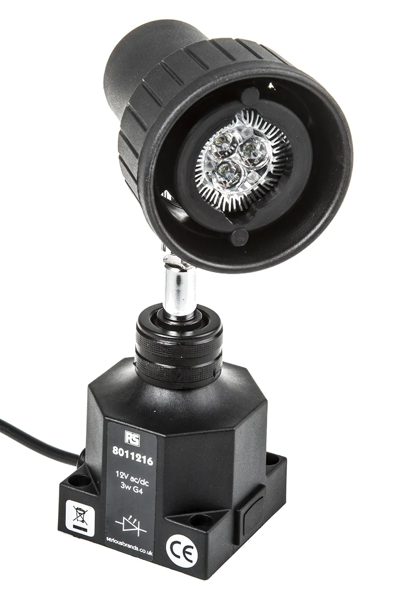 Lampada per macchinari Serious, LED, 12 V cc, 3 W, braccio Corto