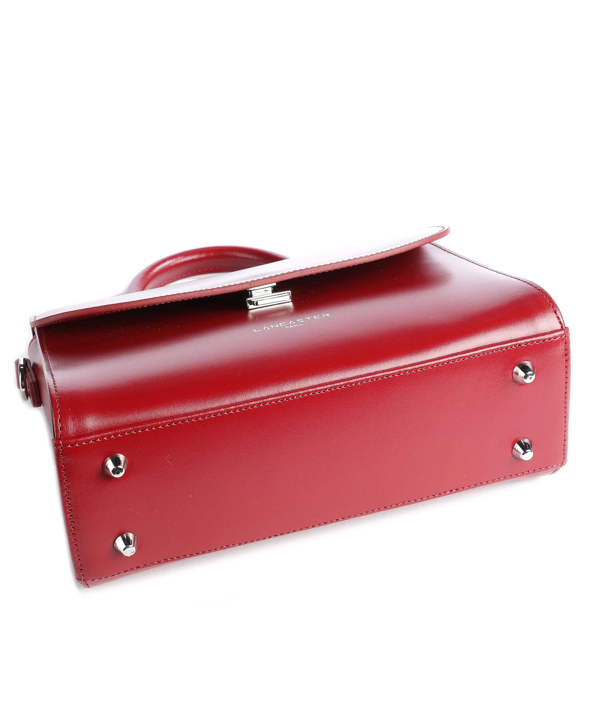 Lancaster Suave Even Borsa a mano pelle di vacchetta liscia rosso scuro  