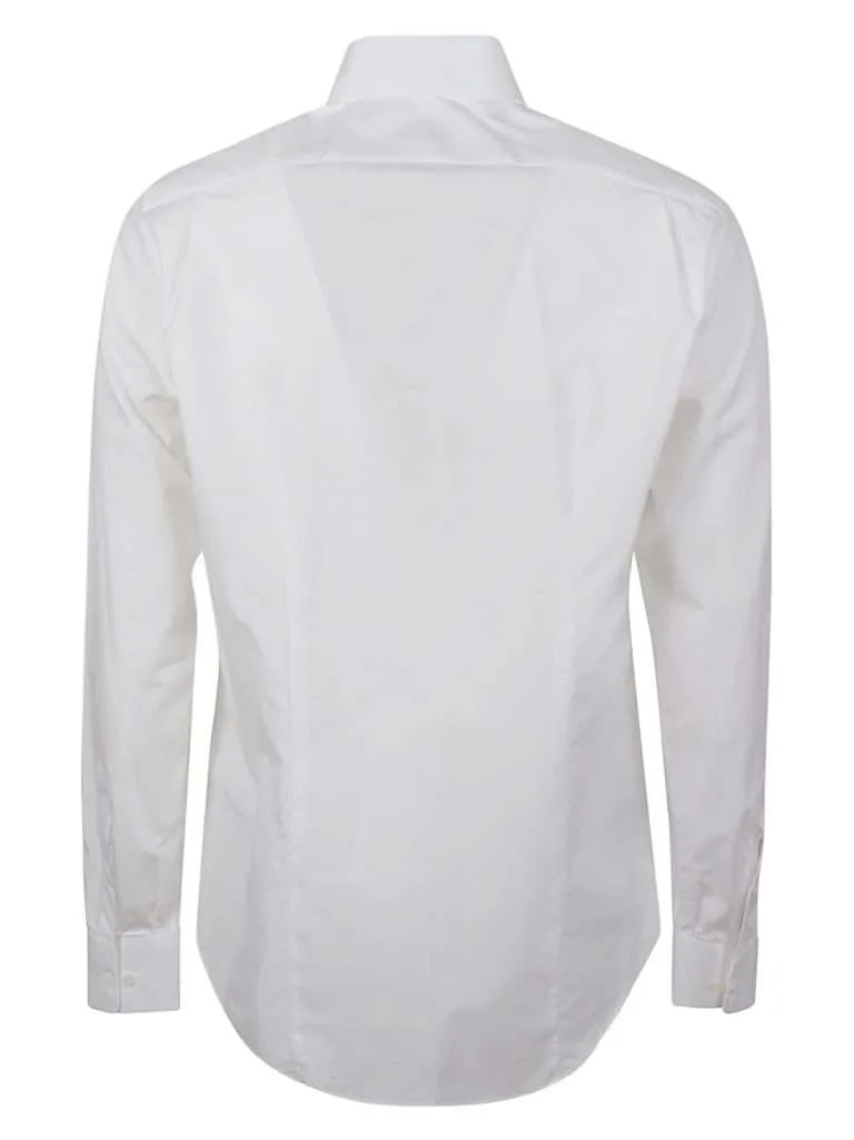 LANVINSLIM FIT SHIRT IN POPLIN Optic white
