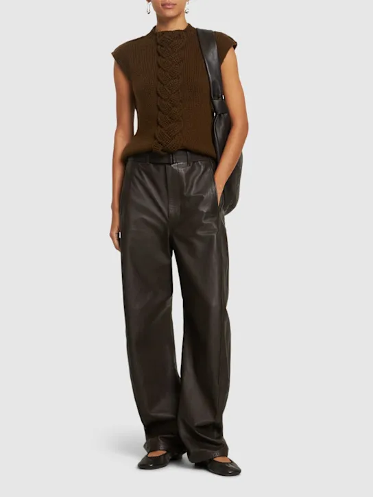 Lemaire Gilet in maglia di misto lana 