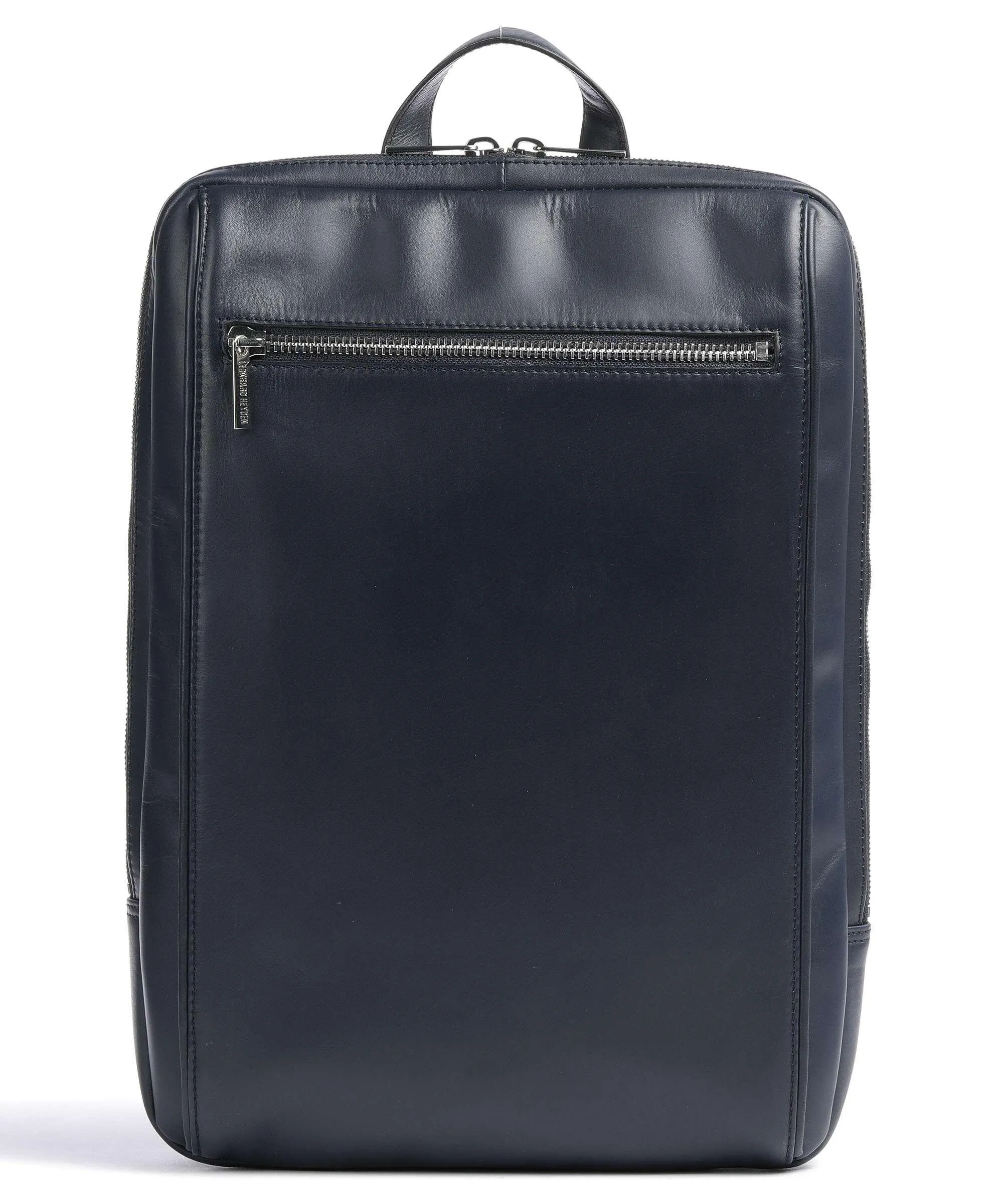  Leonhard Heyden Montreal Zaino 15″ pelle di vacchetta finemente grana navy  