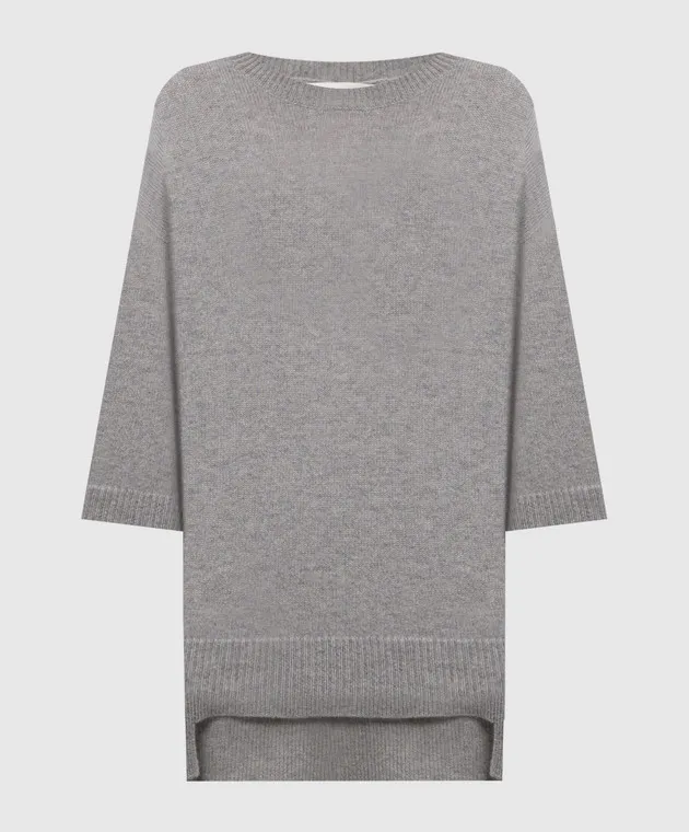 LISA YANG Maglione Camille in cashmere grigio 202121