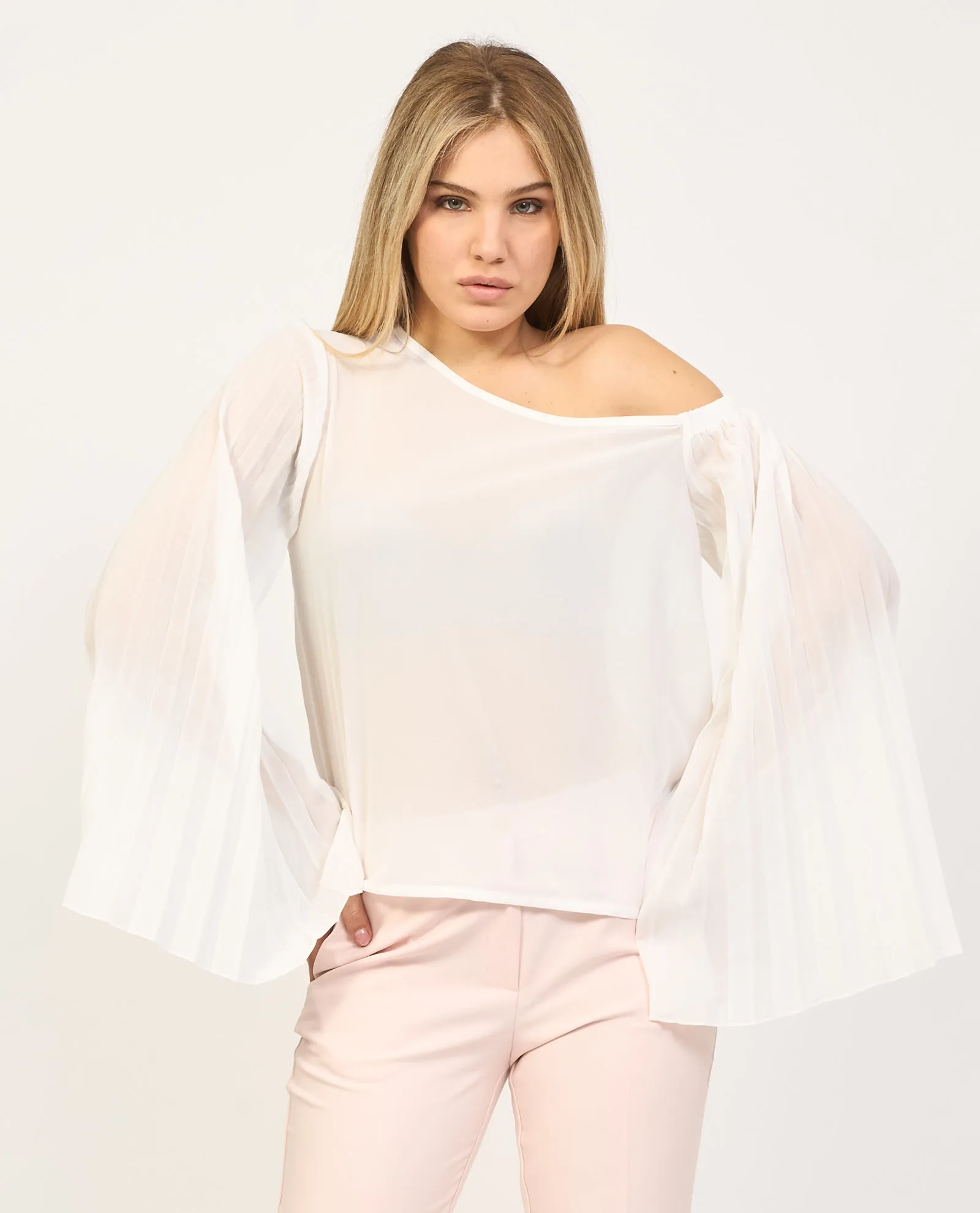 Maglia Fracomina modello ampio in georgette