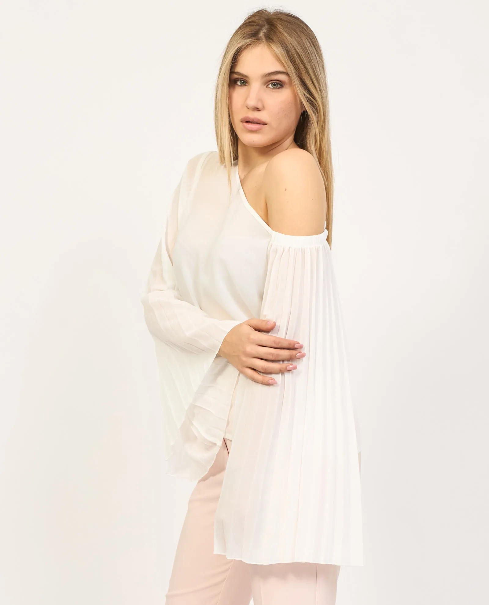 Maglia Fracomina modello ampio in georgette
