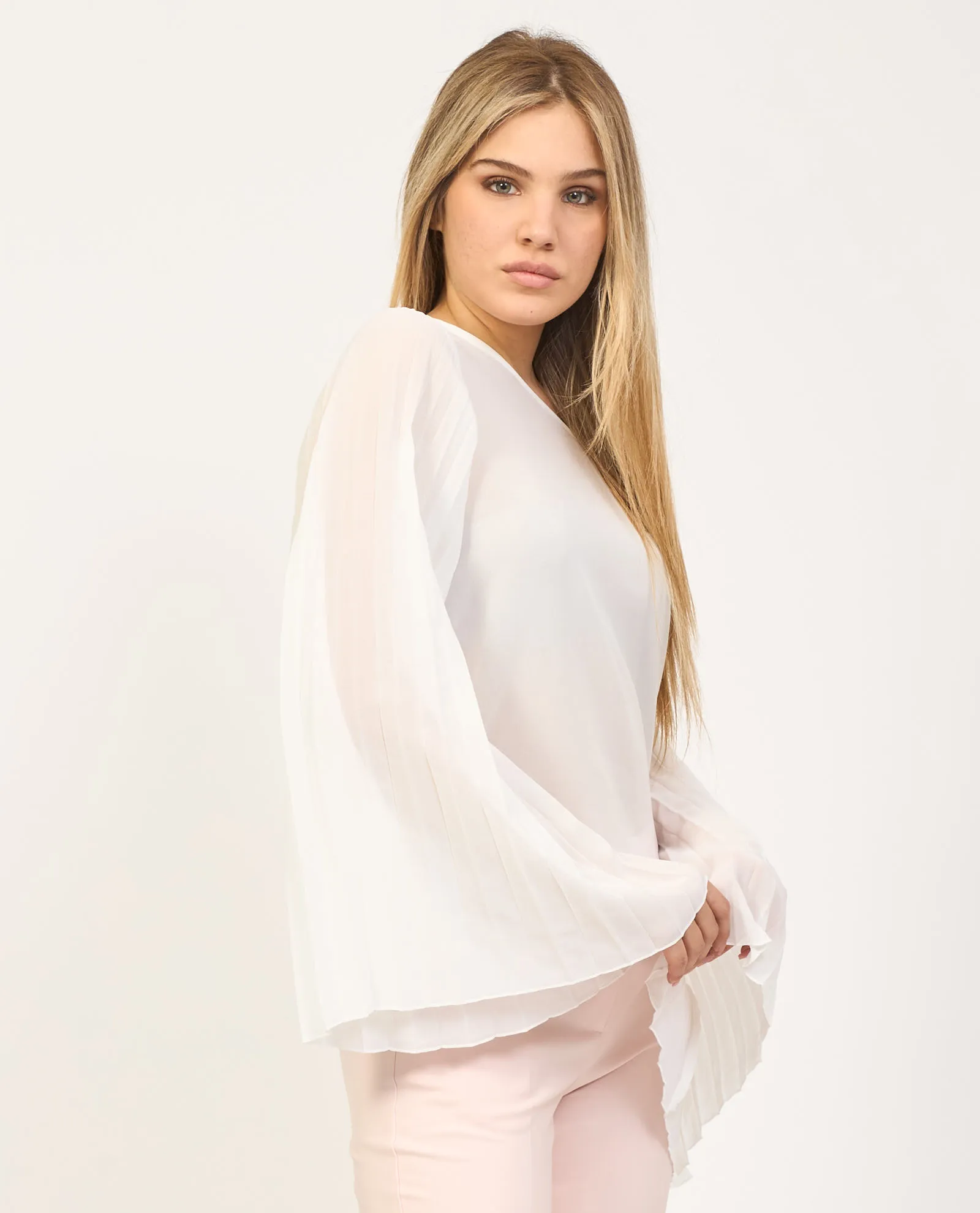 Maglia Fracomina modello ampio in georgette