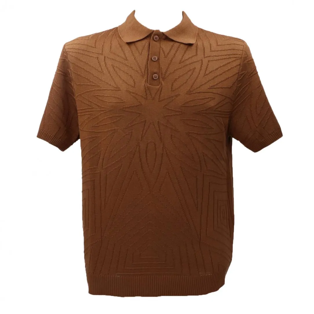 MAGLIA MOD POLO STRUTTURATA Marrone