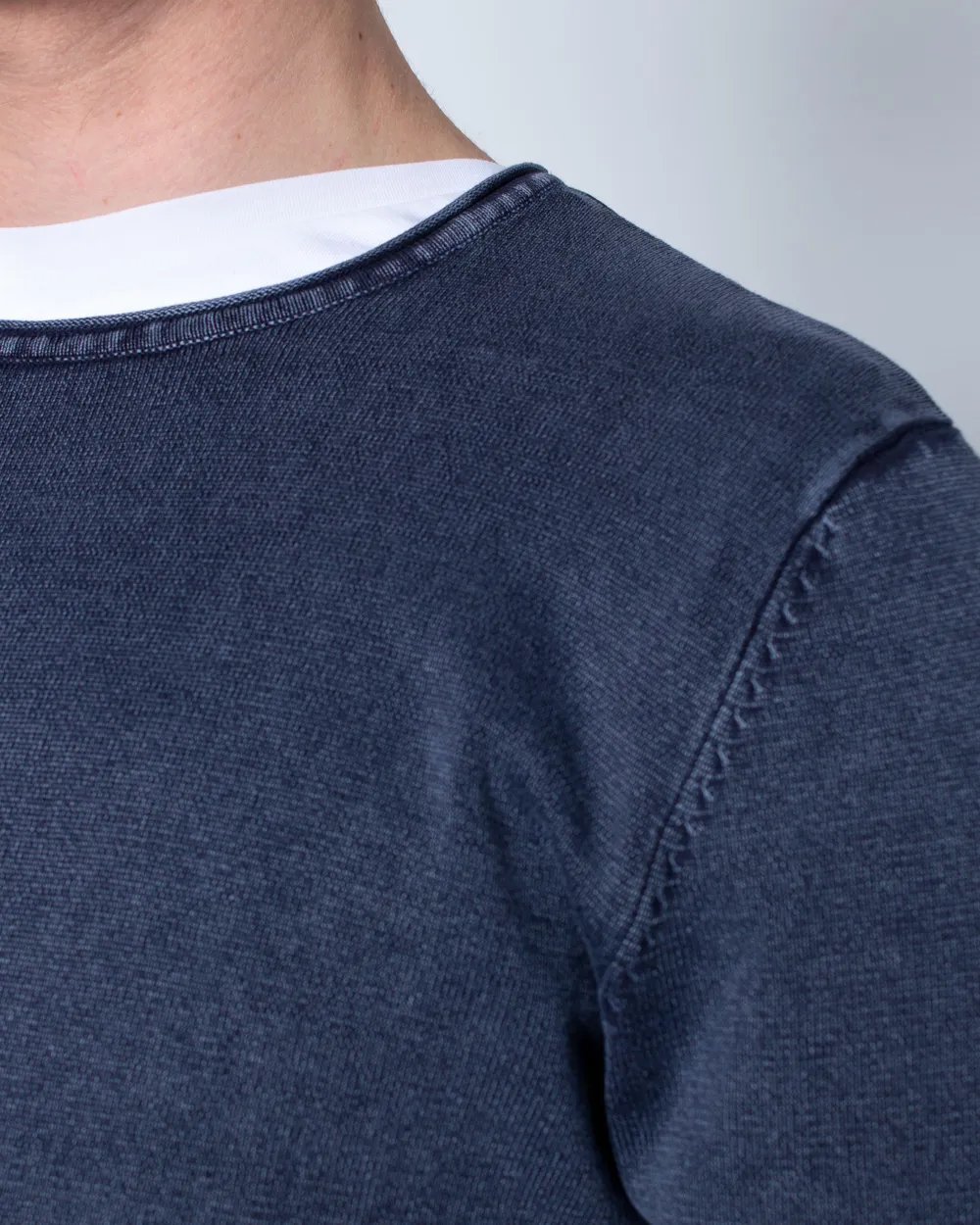 Maglia Only & Sons garson wash crew neck Blu Chiaro