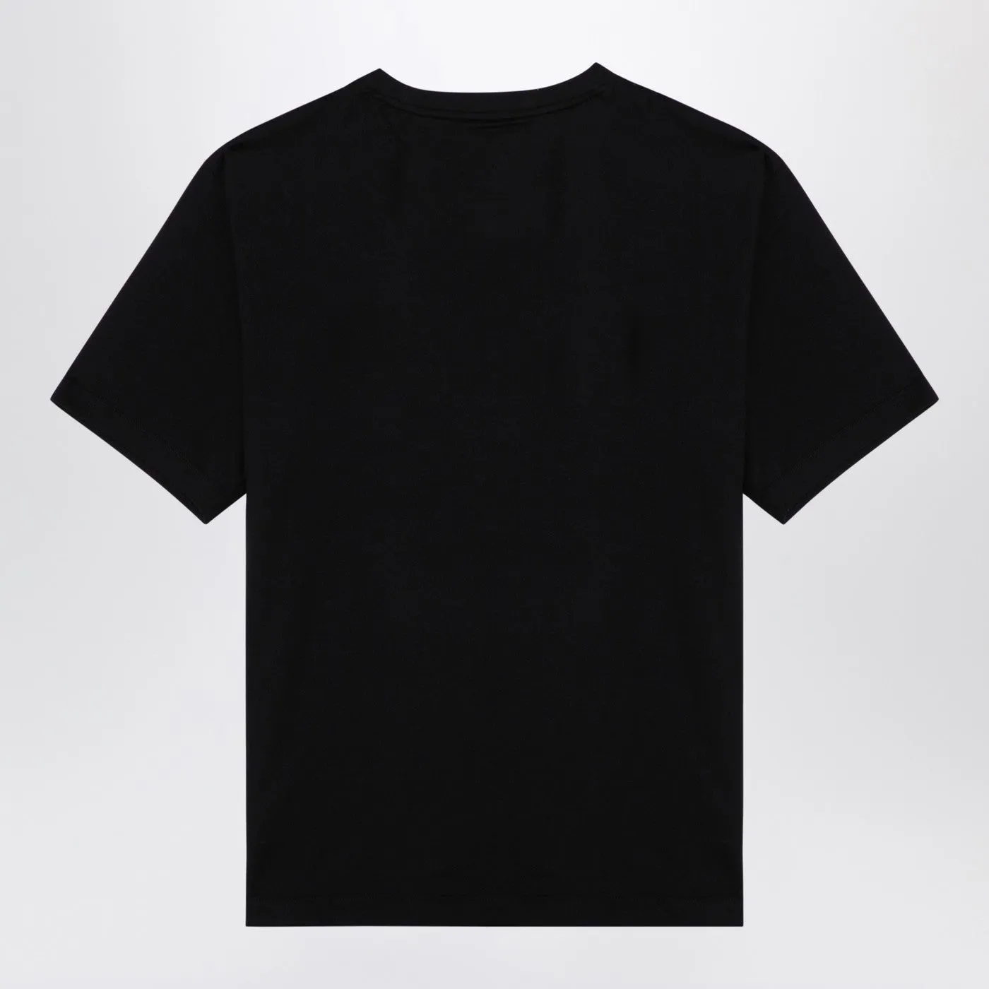 Maglietta di cotone nera adidas y 3 con logo