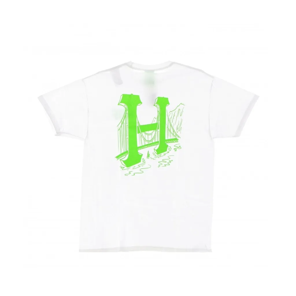 maglietta uomo golden gate classic h tee WHITE