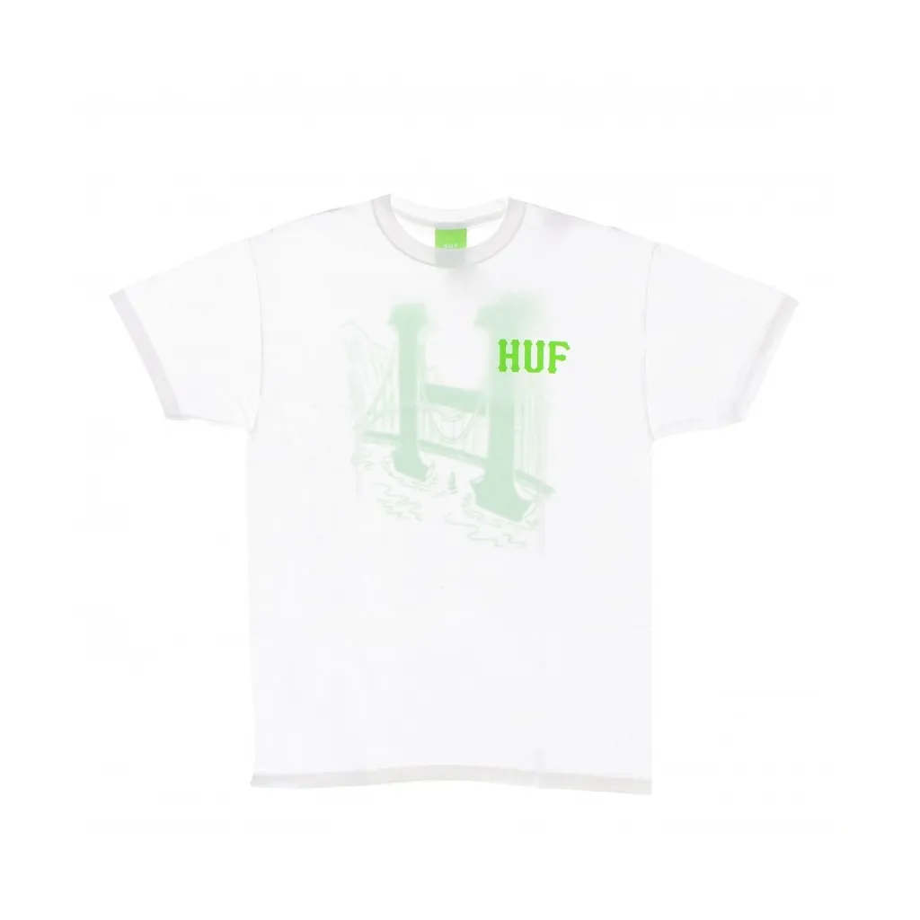 maglietta uomo golden gate classic h tee WHITE