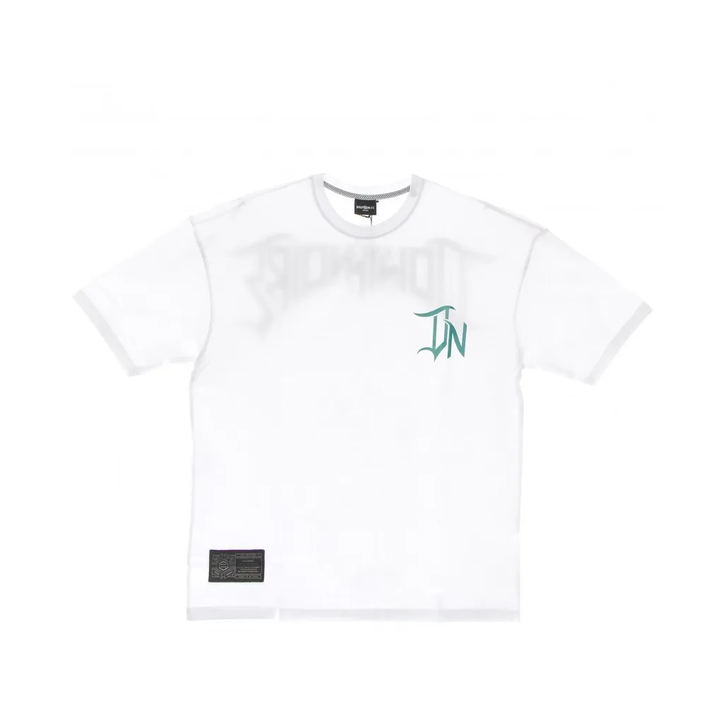 maglietta uomo lettering 3d oversize tee WHITE