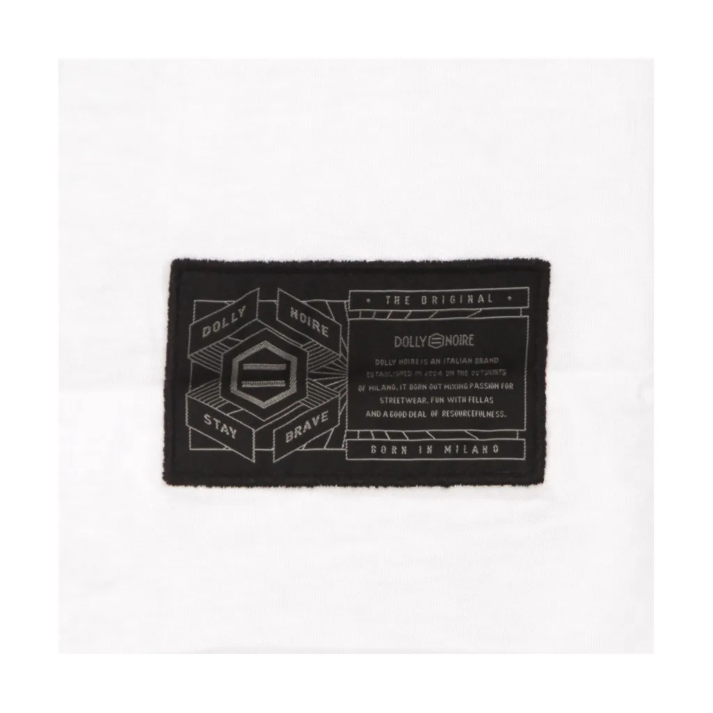 maglietta uomo lettering 3d oversize tee WHITE