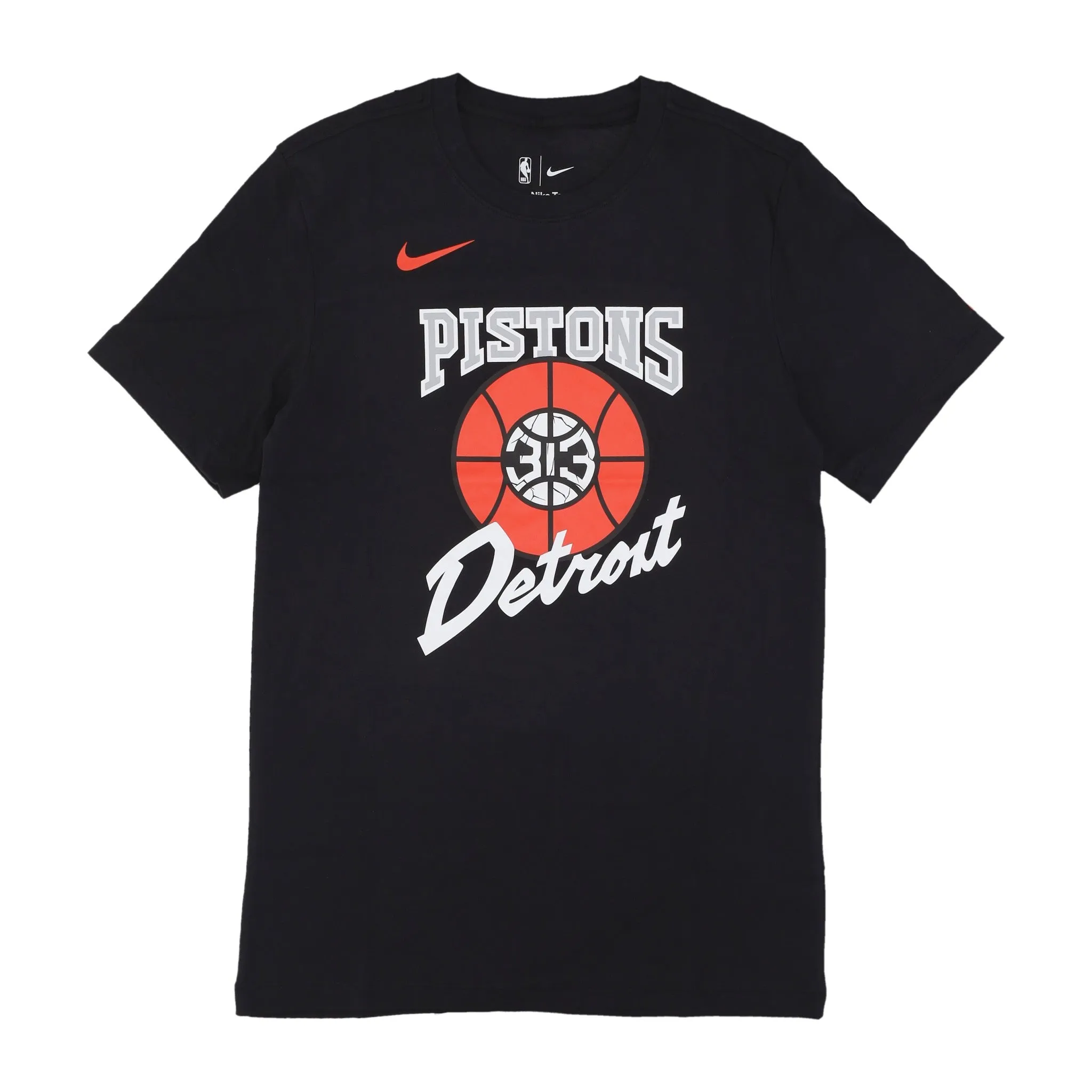 Maglietta Uomo Nba City Edition Essential Logo Tee Detpis Black