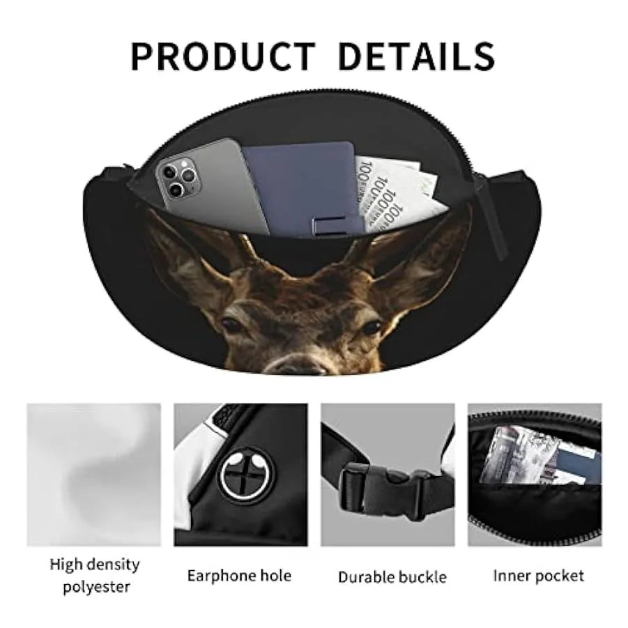 Marsupio per animali con corna di cervo Marsupio sportivo Marsupio a tracolla per corsa,viaggio,escursionismo 219460880