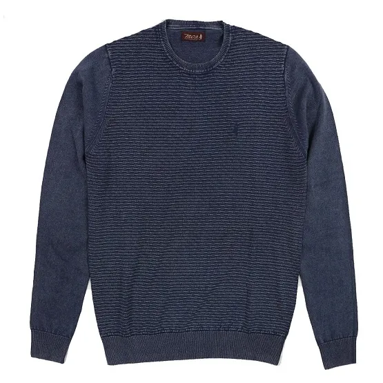 MCS pullover uomo girocollo colore blue navy