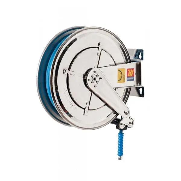Meclube 070-2404-320 - Avvolgitubo fisso INOX AISI 304 PER ACQUA 150° C 200 bar Mod. FX-550 CON TUBO