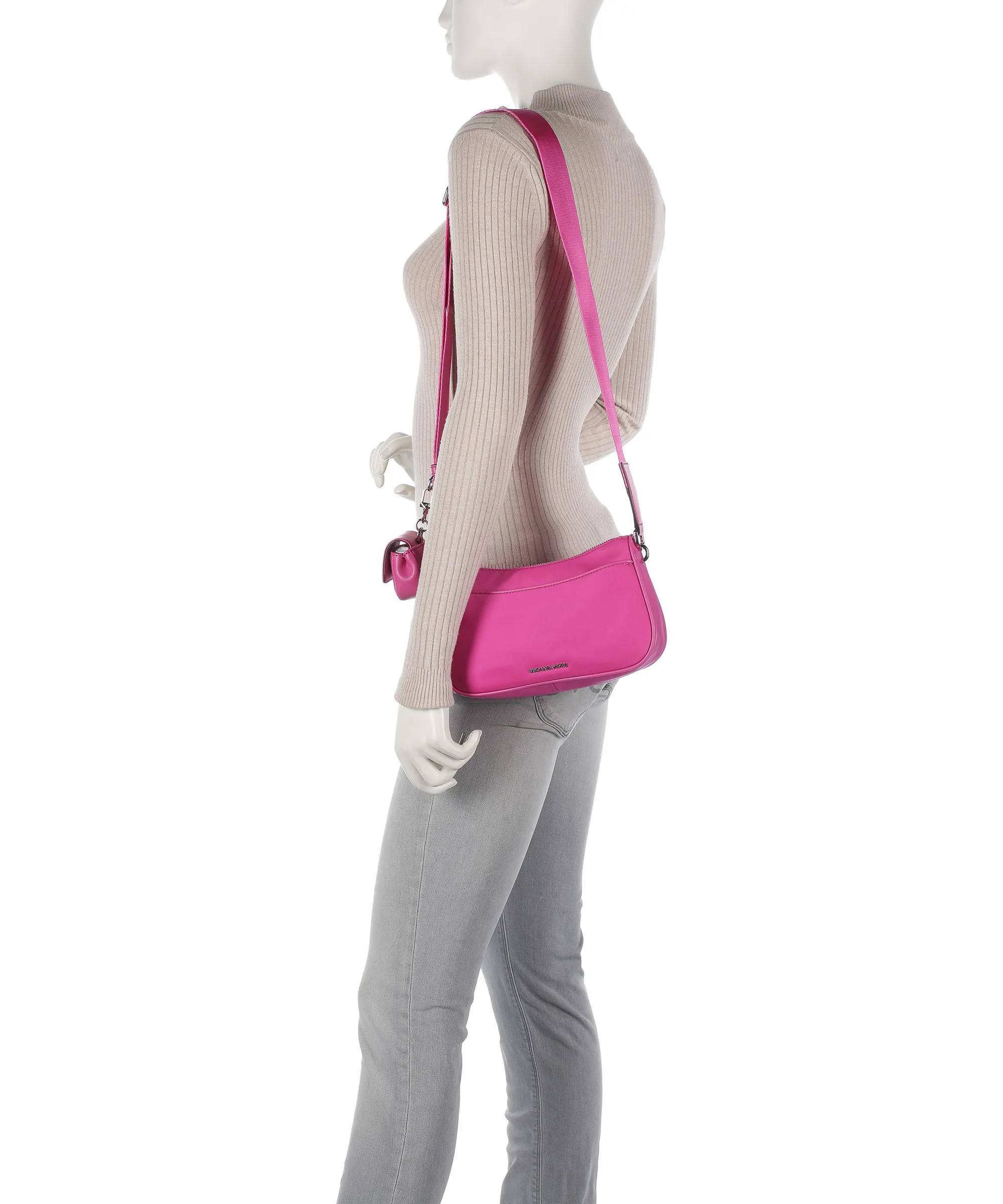  Michael Kors Jet Set Borsa a tracolla nylon pink  