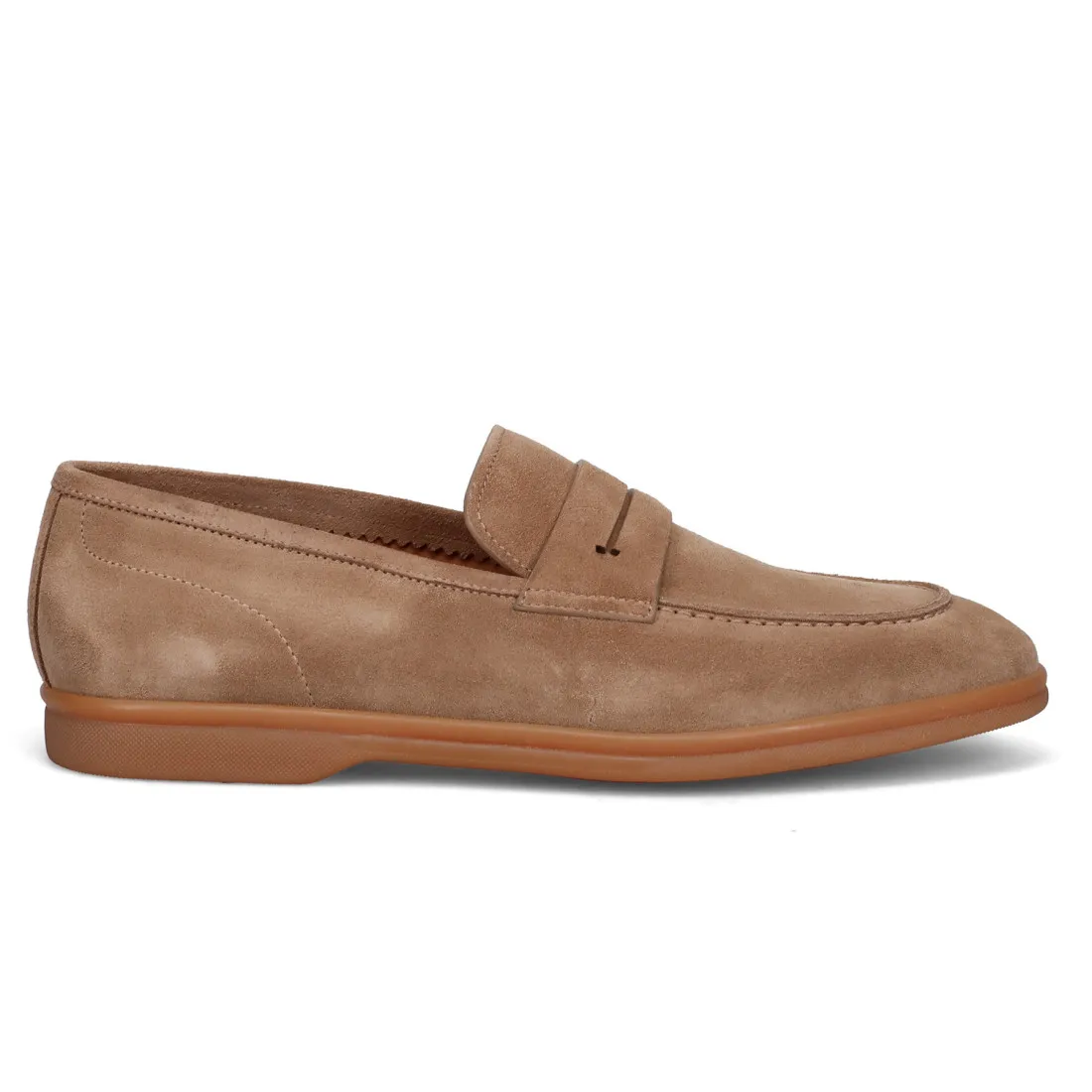 Mocassino da uomo Fabi Ramsey beige in morbido camoscio