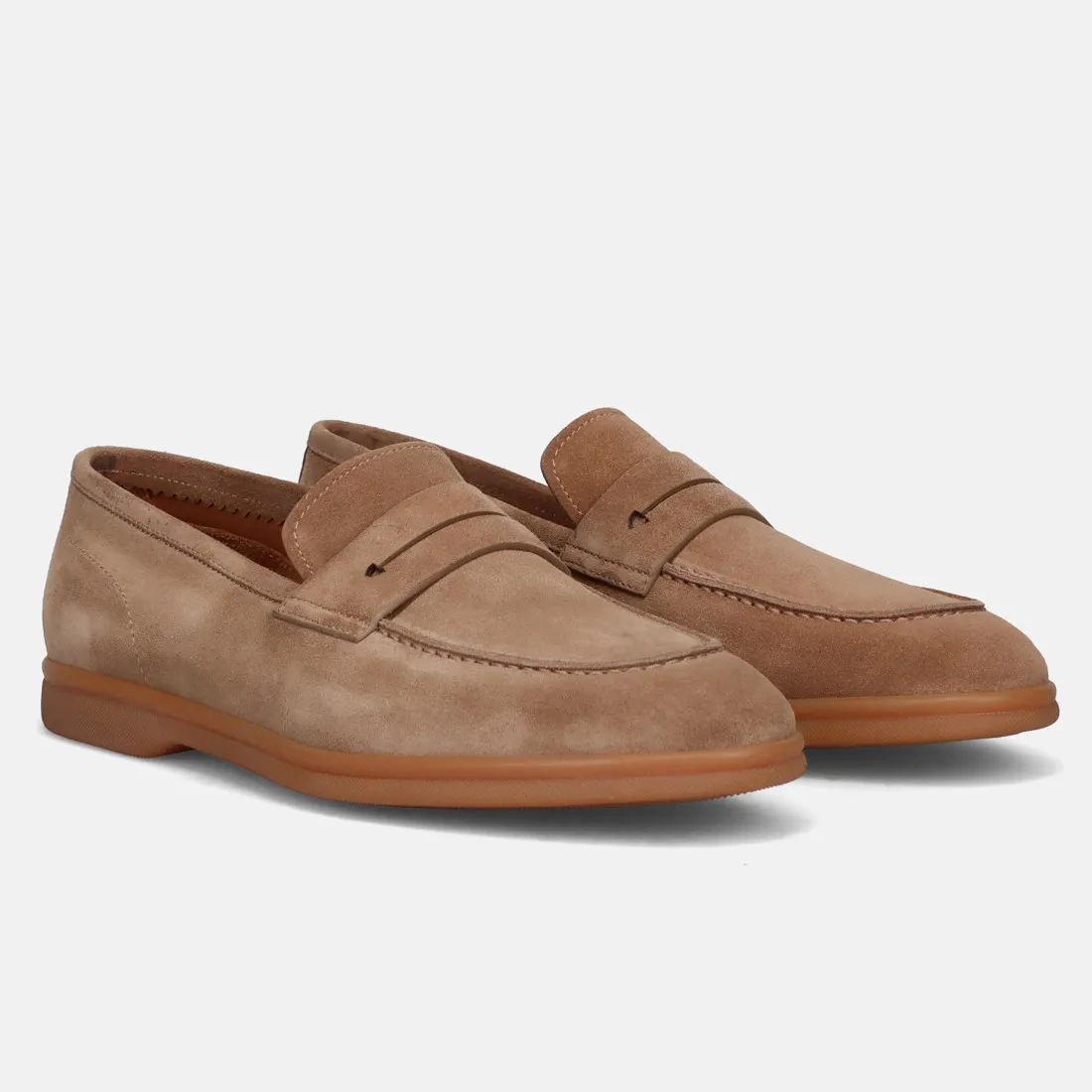 Mocassino da uomo Fabi Ramsey beige in morbido camoscio