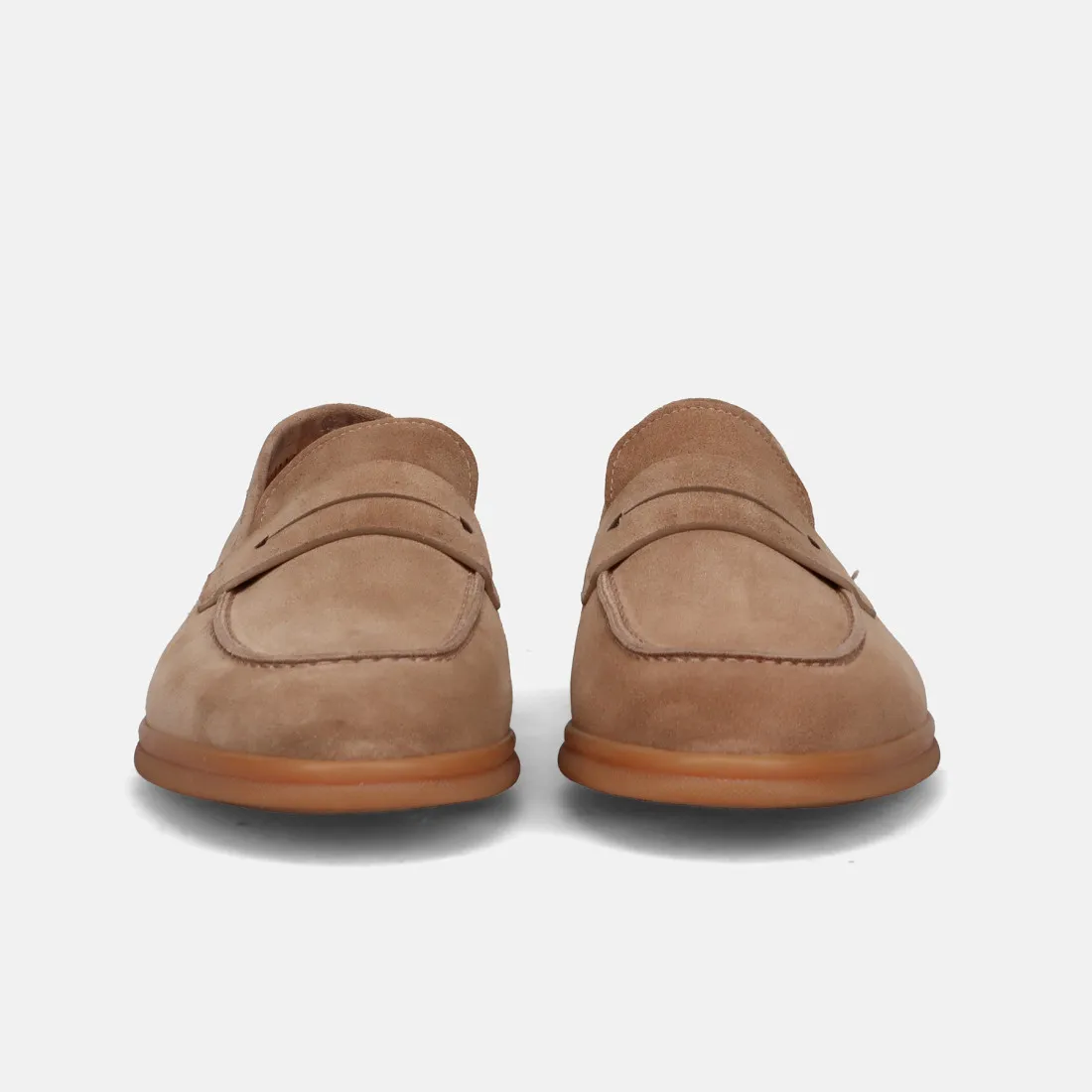 Mocassino da uomo Fabi Ramsey beige in morbido camoscio