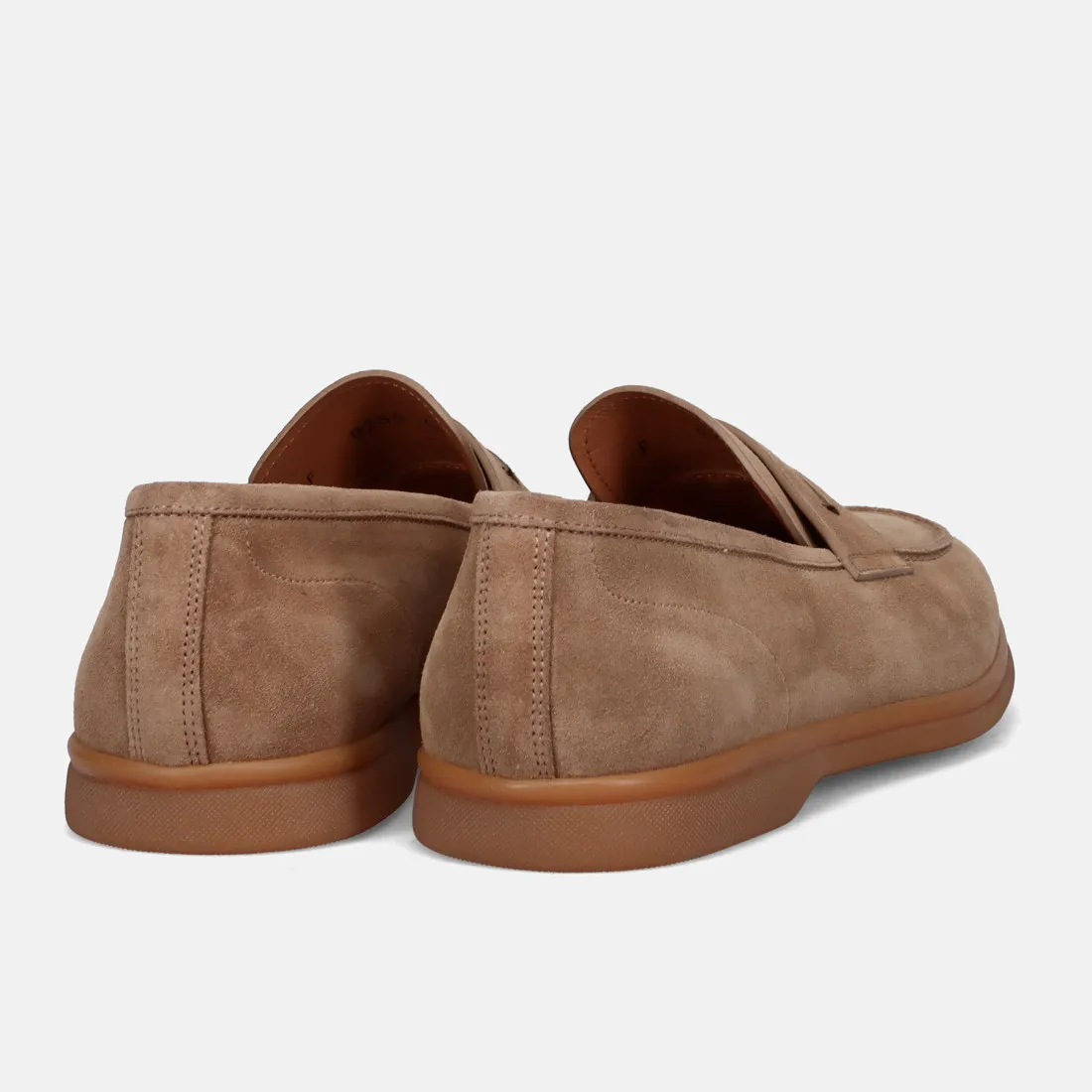 Mocassino da uomo Fabi Ramsey beige in morbido camoscio