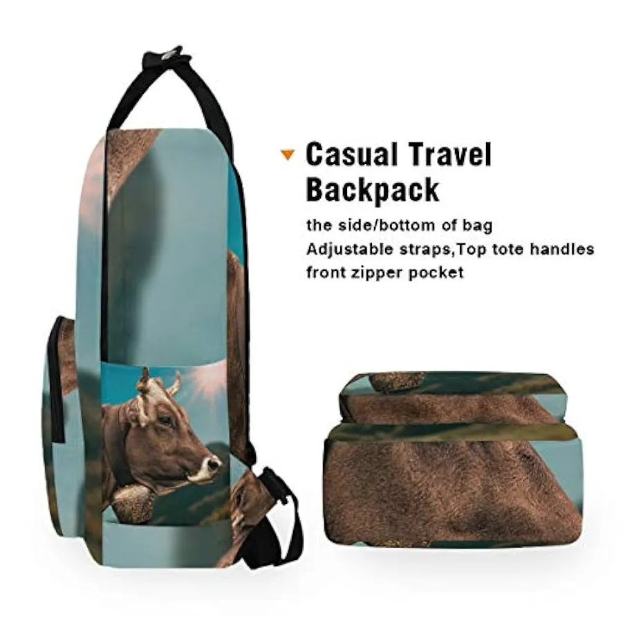 MONTOJ Zaino da viaggio Bull Blue Sky Sun scuola zaino 137762961