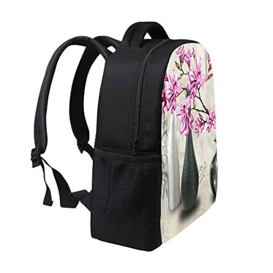 MONTOJ, zaino da viaggio in poliestere con fiori viola 246804081