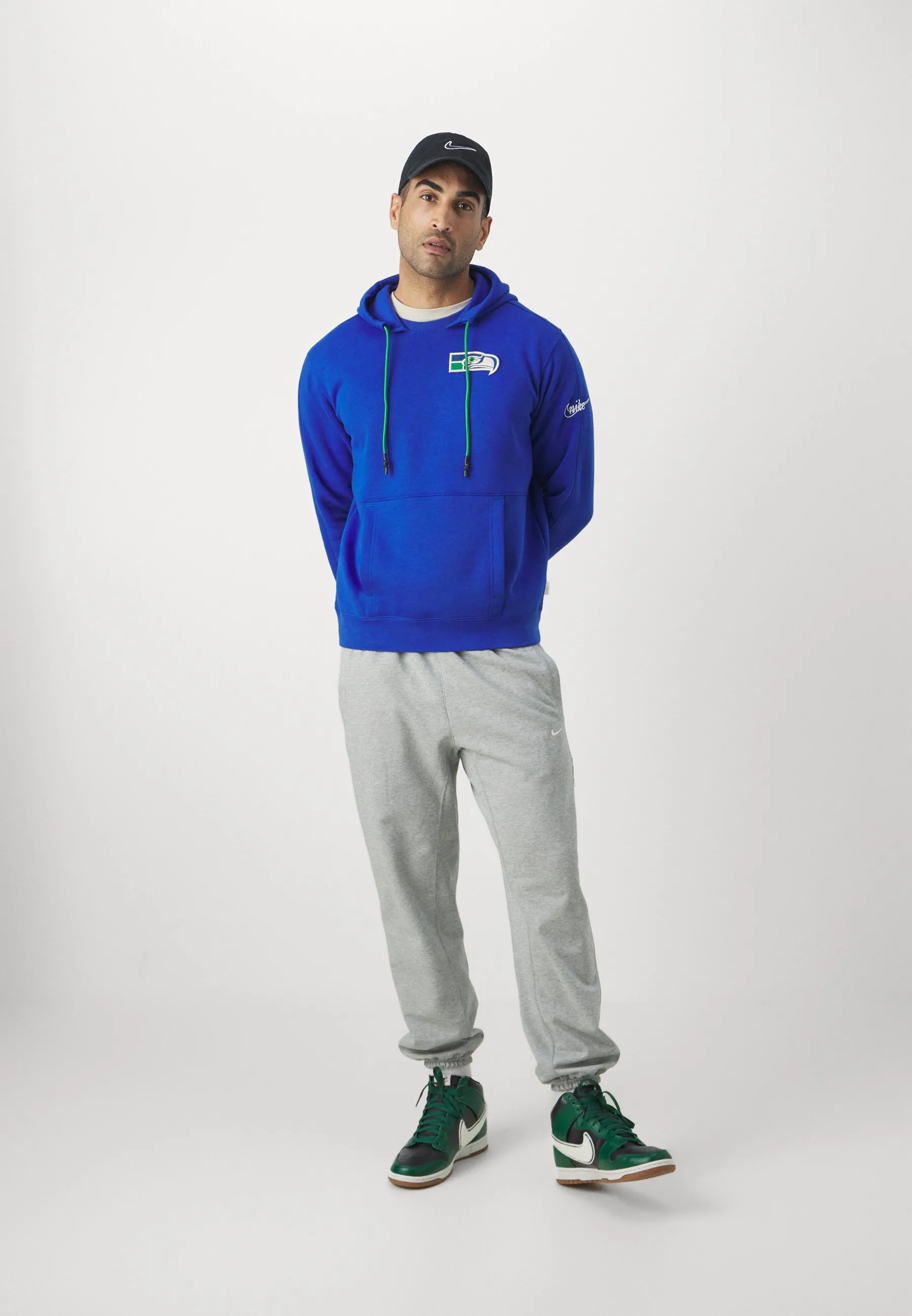 NFL SEATTLE SEAHAWKS OVERSIZE HEAVY HOODIE - Squadra