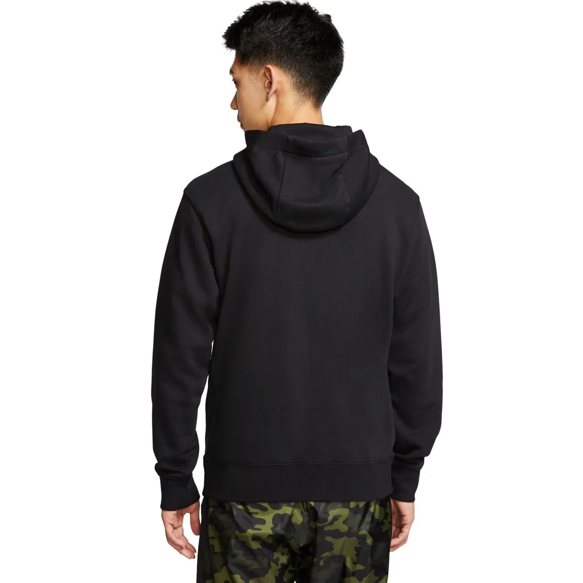 Nike Felpa Full Zip Cappuccio Nsw Club Uomo Nero