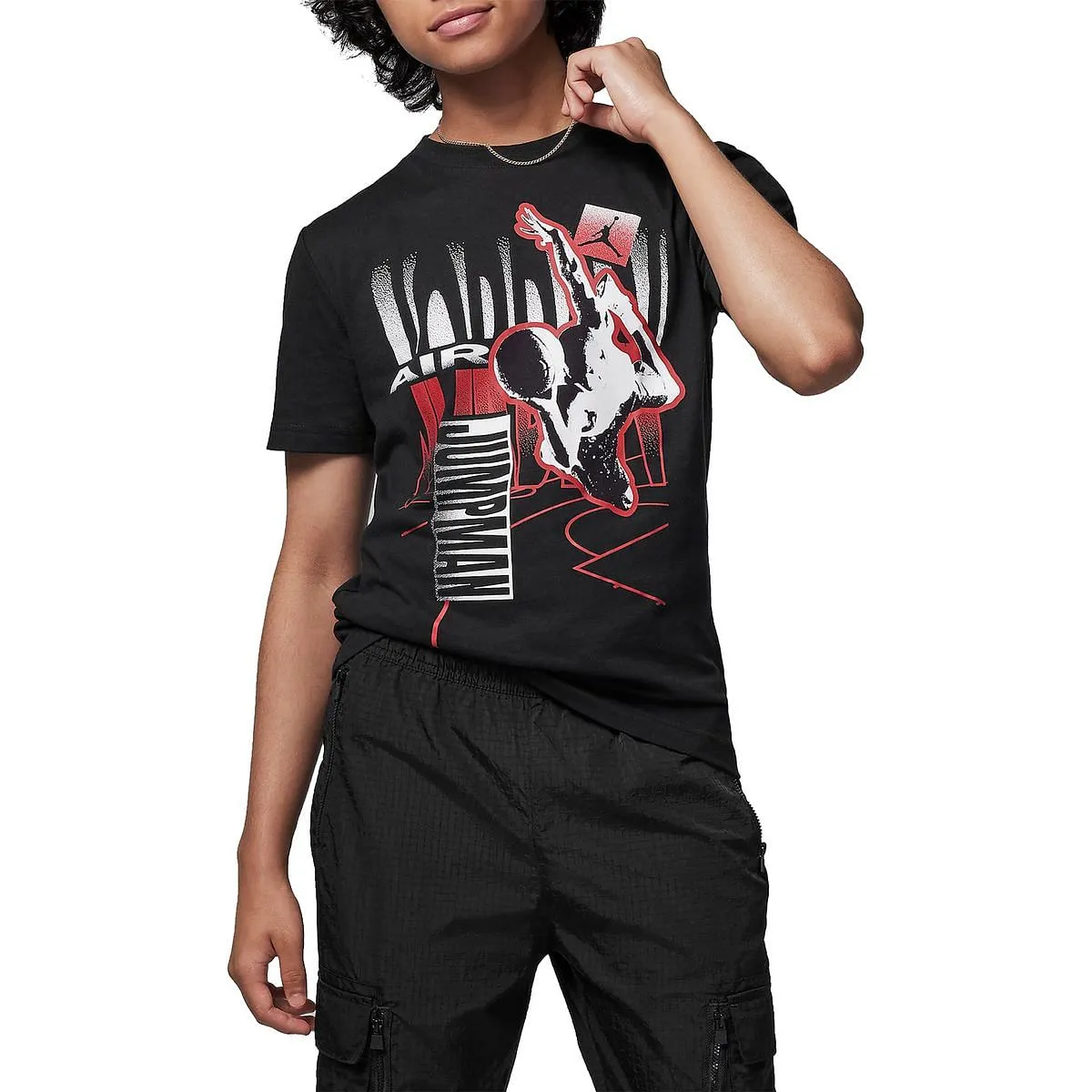      NIKE JORDAN T-SHIRT COURT FADE BAMBINO  