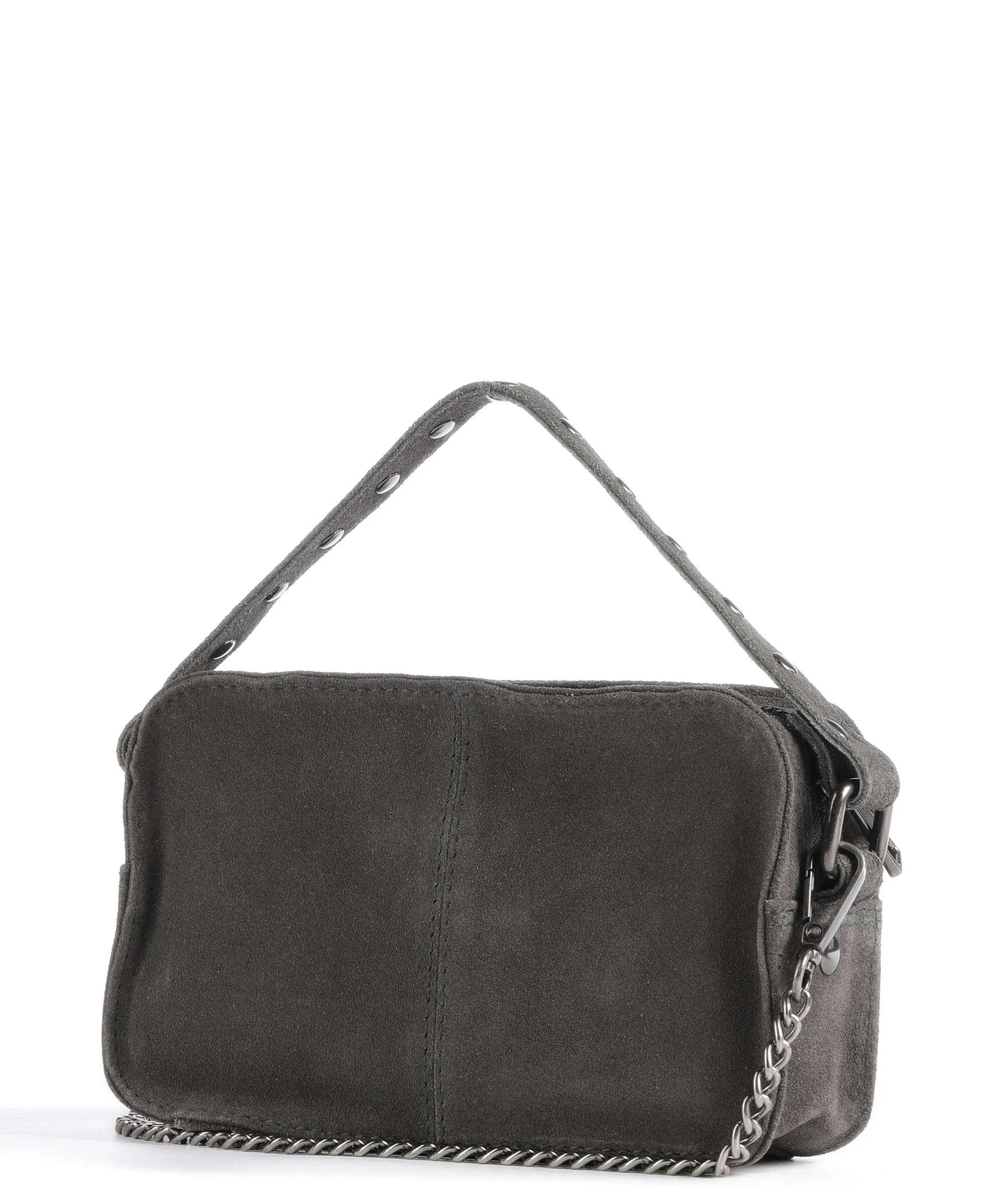  Núnoo Suede Helena Borsa a tracolla pelle ruvida grigio scuro  