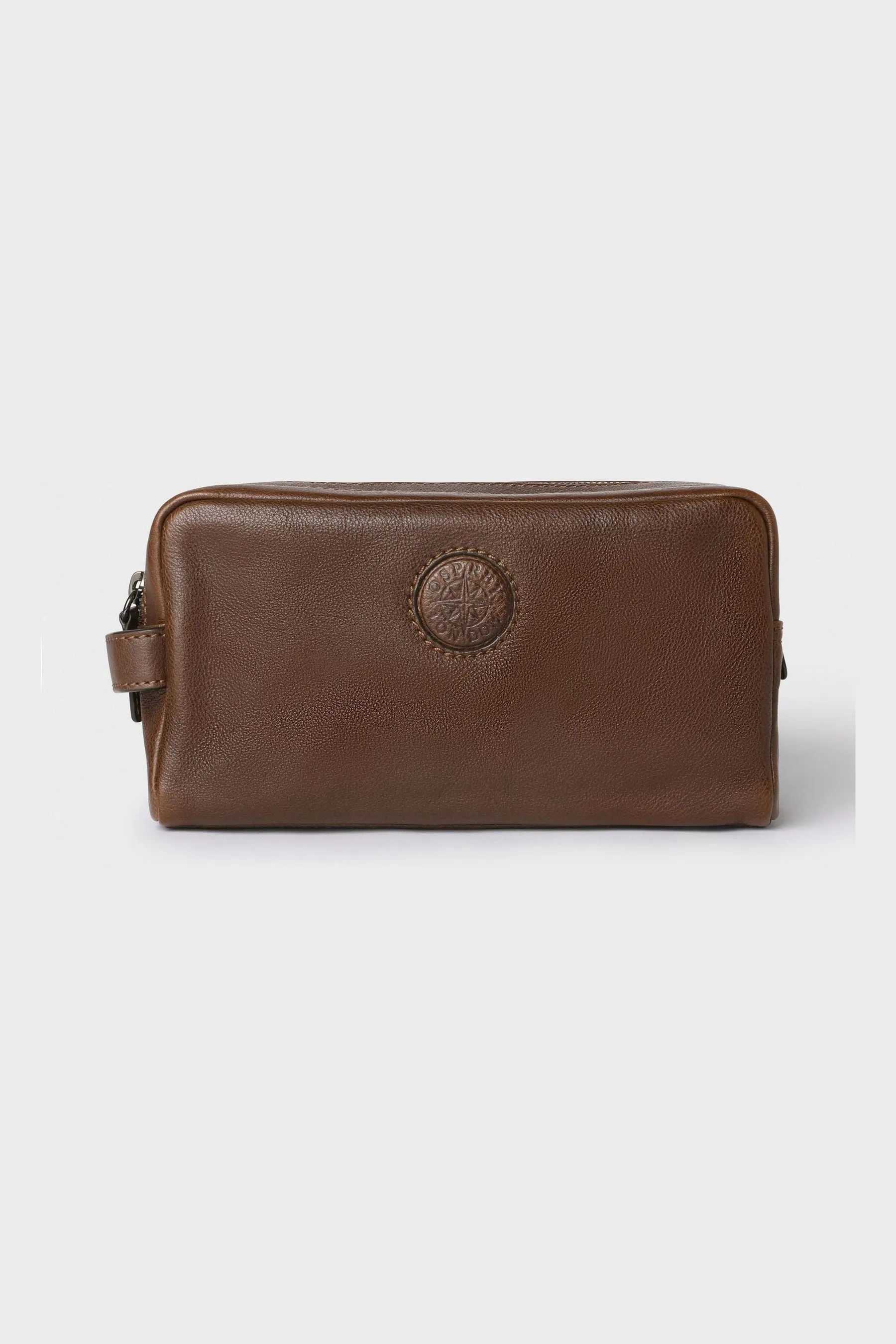 Osprey London The Compass - Marrone in pelle - Beauty-case